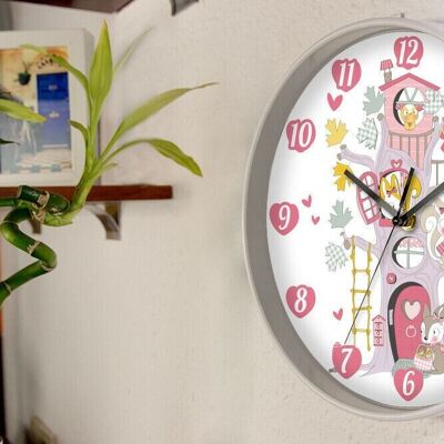 Happy Tree Friends Children Wall Clock for Kids Room and Nursery