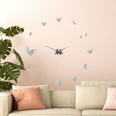 Butterflies Wall Clock for Living Room, Bedroom and Offices Home Decor