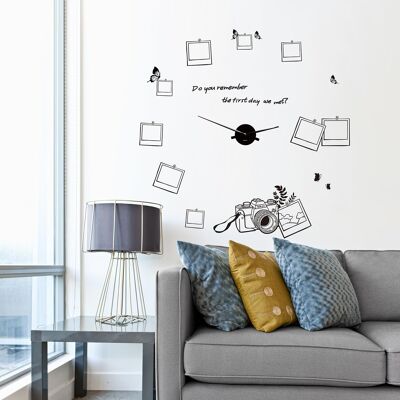 Photo Frame Wall Clock for Living Room, Bedroom and Offices Home Decor