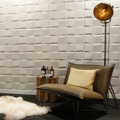 Oberon 3D Wall Panels Decorative Tile Dutch Design Wallpaper 50 x 50 cm 12 Board