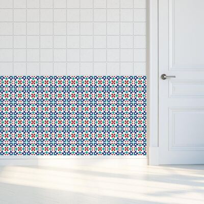 Marrakech Tiles Wall Stickers - 10 cm x 10 cm - 24 pcs.
