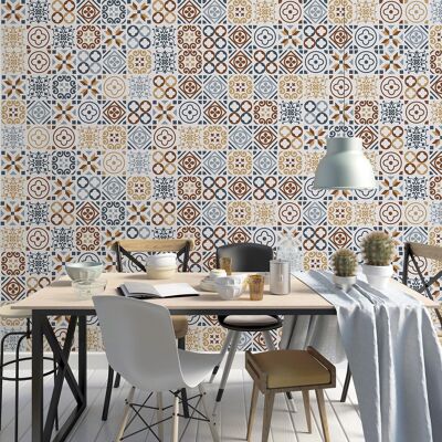 Azulejo Tiles Wall Stickers - 20 x 20 cm (7.9 x 7.9 in) - 12 pcs.