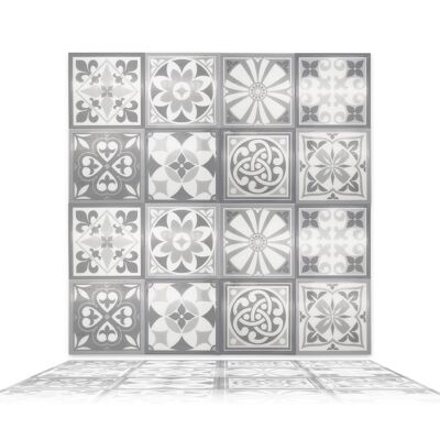 Purbeck Stone Glossy 3D Sticker Tile 15.4 cm (6 in) - 16pcs in a pack