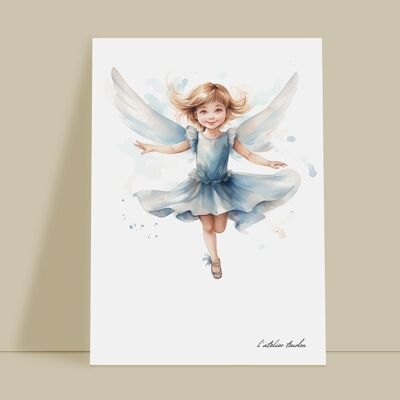 Fairy baby bedroom wall decoration - Enchanted universe theme
