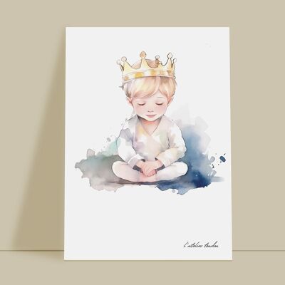 Prince baby room wall decoration - Enchanted universe theme