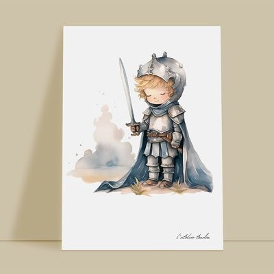 Knight baby room wall decoration - Enchanted universe theme