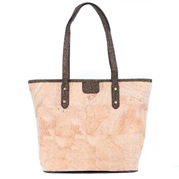 Sac fourre-tout en liège naturel pour femmes - BAG-2313 spacieux, minimaliste et durable 1