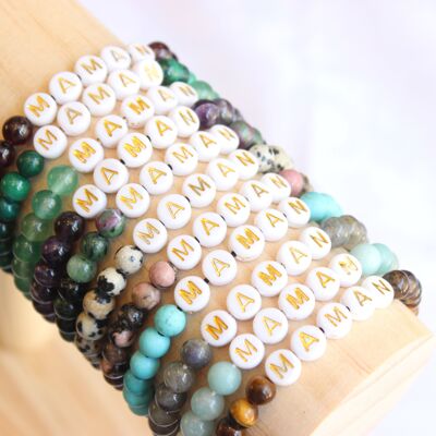 MAMAN semi-precious stone bracelet