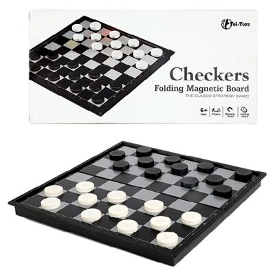 Magnetic Checkers Game 23X23Cm