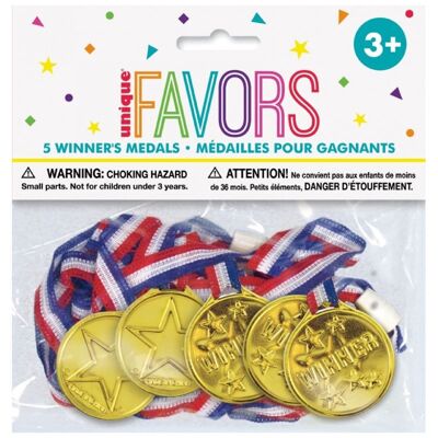 Médaille Du Vainqueur 5 Pièces