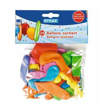 Sachet De 24 Ballons Assortis 2