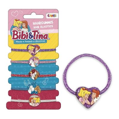 Bibi&Tina elastische Haargummis für Kinder