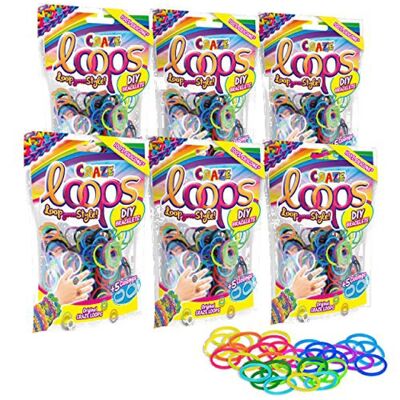 DIY Bracelet Bag of 300 Loops + 10 Clasps