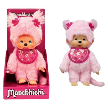 Peluche Monchhichi Pinky 1