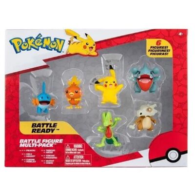 Confezione Pokémon da 6 personaggi