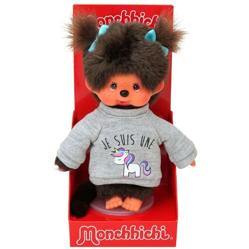 Peluche Monchhichi Licorne 20Cm