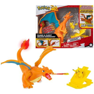 Pokémon Charizard Interactivo Y Su Figura