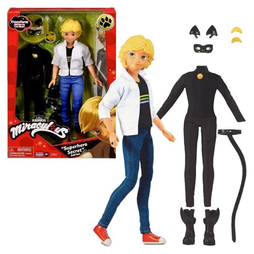 Poupée Miraculous 2 Tenues + Adrien