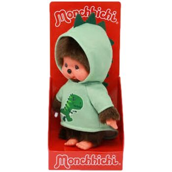 Peluche Monchhichi Dinosaure 20Cm 2