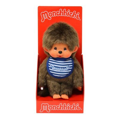 Peluche Monchhichi Garçon Bavoir 20 Cm