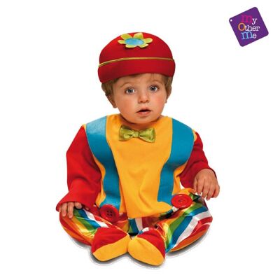 Baby-Clown-Kostüm 7–12 Monate