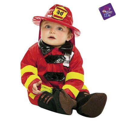Disfraz de bombero para bebé 0-6 meses