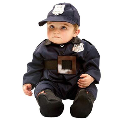 Disfraz de policía para bebé 0-6 meses