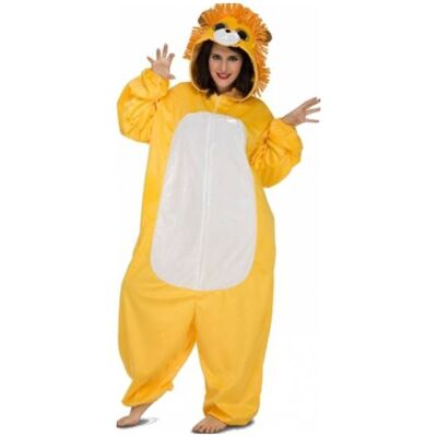 Adult Lion Costume Jumpsuit Size XS