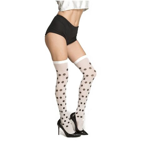 Accessoire Déguisement Collants À Pois Noirs