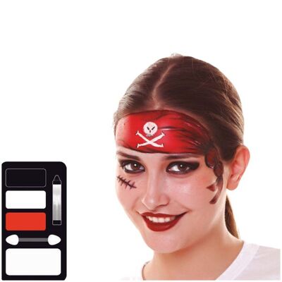 Piraten-Chic-Make-up, 24 x 20 cm