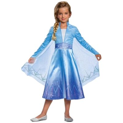 Children's Frozen Elsa Travel Costume 5-6 Years