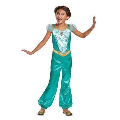Disfraz infantil clásico de Jasmine de Disney, 7-8 años