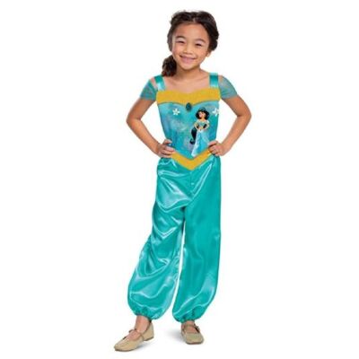 Costume Disney Jasmine Basic Plus per bambini, 7-8 anni