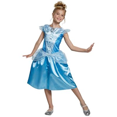Costume classico Disney Cenerentola per bambini 5-6 anni