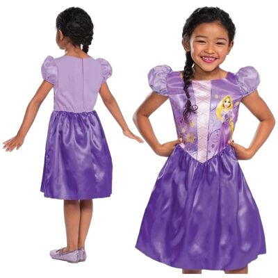 Costume Disney Rapunzel Basic Plus per bambini 5-6 anni