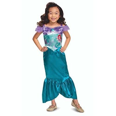 Costume Disney Ariel Basic Plus per bambini 3-4 anni