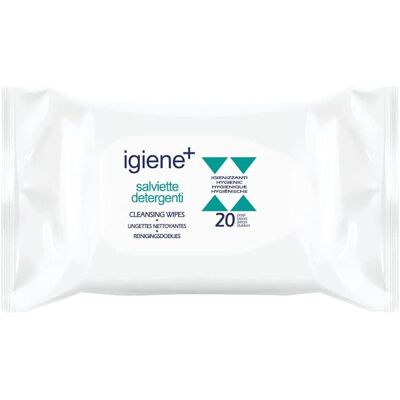 20 toallitas limpiadoras antibacterianas Igene+
