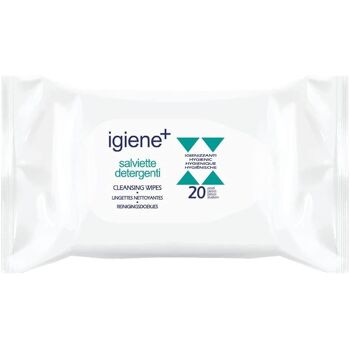 20 Lingettes Nettoyantes Antibactériennes Igene+