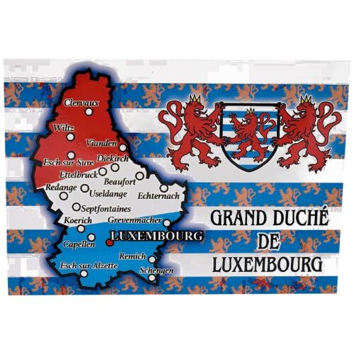 Carte Postale Villes Luxembourg 12x17Cm