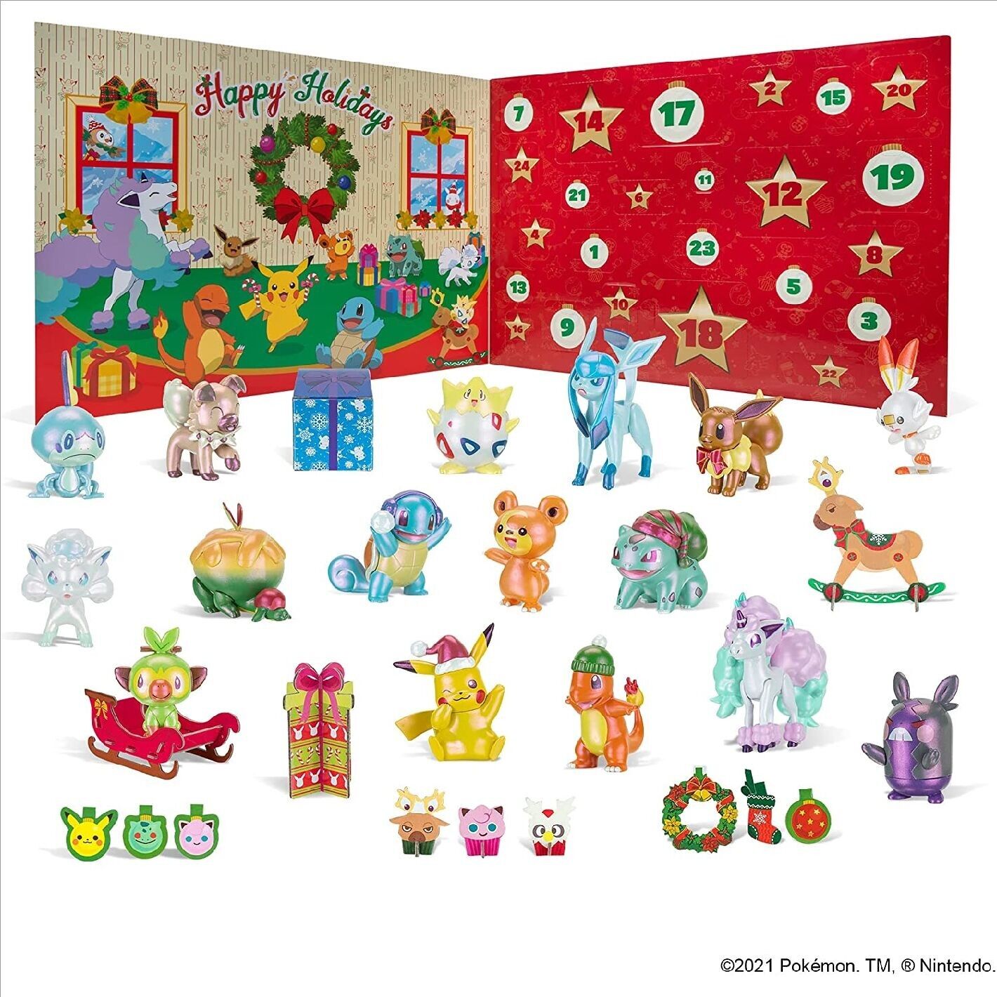 Calendario de adviento de Pokémon de lujo