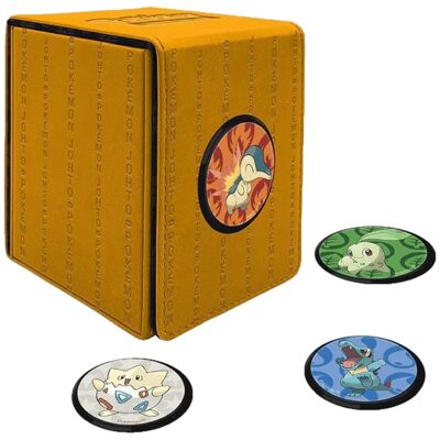 Boîte Simili Cuir Johto Alcove Click Deck Pokémon