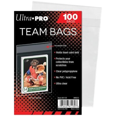 Sleeves Resealable Card Bags 100 Pieces