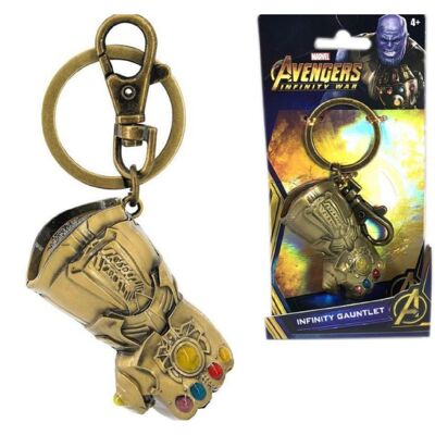 Portachiavi con guanto dell'infinito Marvel Thanos