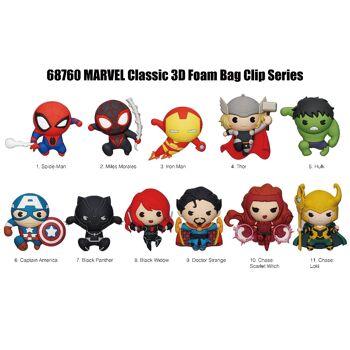 Bag Clip 3D Surprise Marvel 3