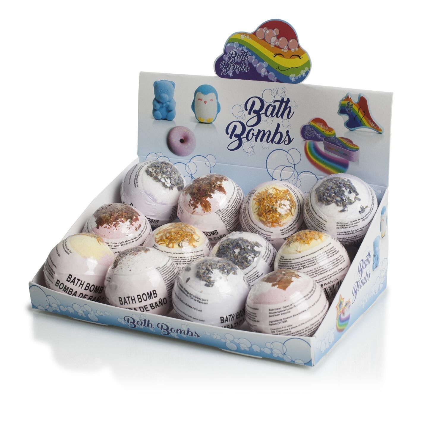 Barquette De 12 Bombes Pour Le Bain 120G