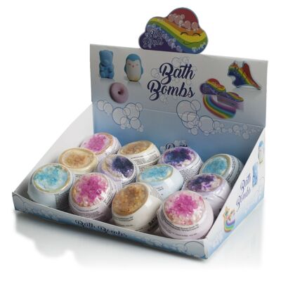 Tray Of 12 Bath Bombs 100G