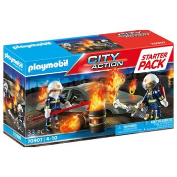 Playmobil Starter Pack Pompiers Et Incendie 2