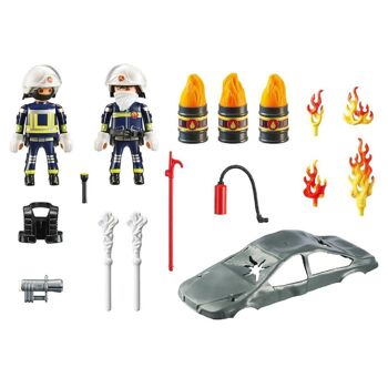Playmobil Starter Pack Pompiers Et Incendie 3
