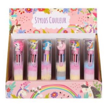 Stylo Licorne Avec Fourrure 3