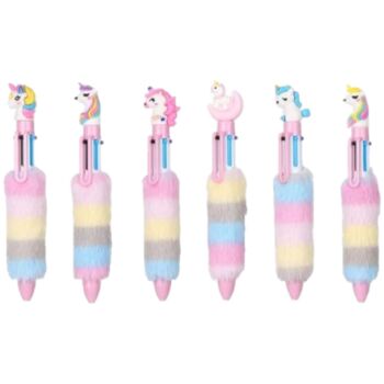 Stylo Licorne Avec Fourrure 4